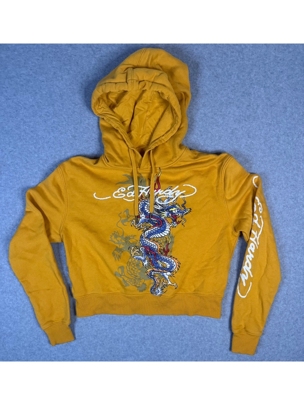 Ed Hardy Women’s Cropped Hoodie Size Small